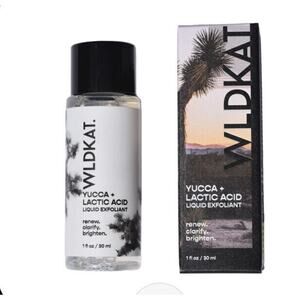 WLDKAT Yucca + Lactic Acid Liquid Exfoliator - Travel Size BNIB